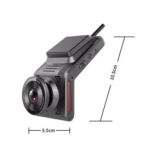Smart Car 4G Dash Cam | FHD 1080P | Cloud Live Recording | Mobile App Control | 24/7 Remote Monitoring | WiFi Hotspot | GPS Tracker | G-Sensor | Dual Lens Front & Rear Camera - Image 12