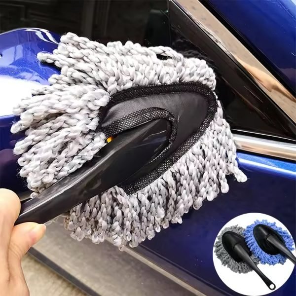 Car Dusting Mop Microfiber Car Wash Brush Duster Home Cleaning Multifunctional Dusting Small Duster Auto Cleaning Beauty Tools - Image 4