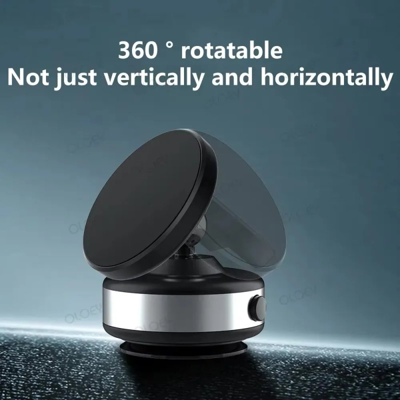 Magnetic Suction Cup Mobile Holder – Vacuum System Secure, Adjustable, and Universal - Image 2