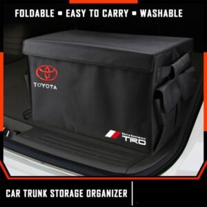 Premium Car Trunk Organizer | Foldable Car Storage Box with Multiple Compartments | Honda | Mitsubishi | Nissan | Toyota | TRD