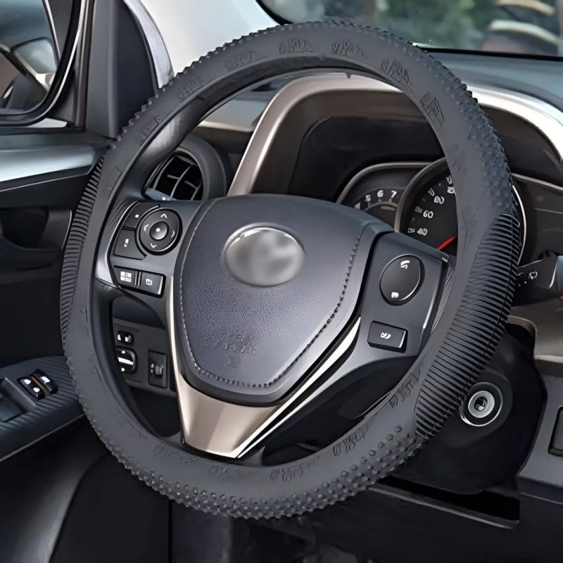 Universal Car Steering Wheel Cover (Silicone) - Image 3