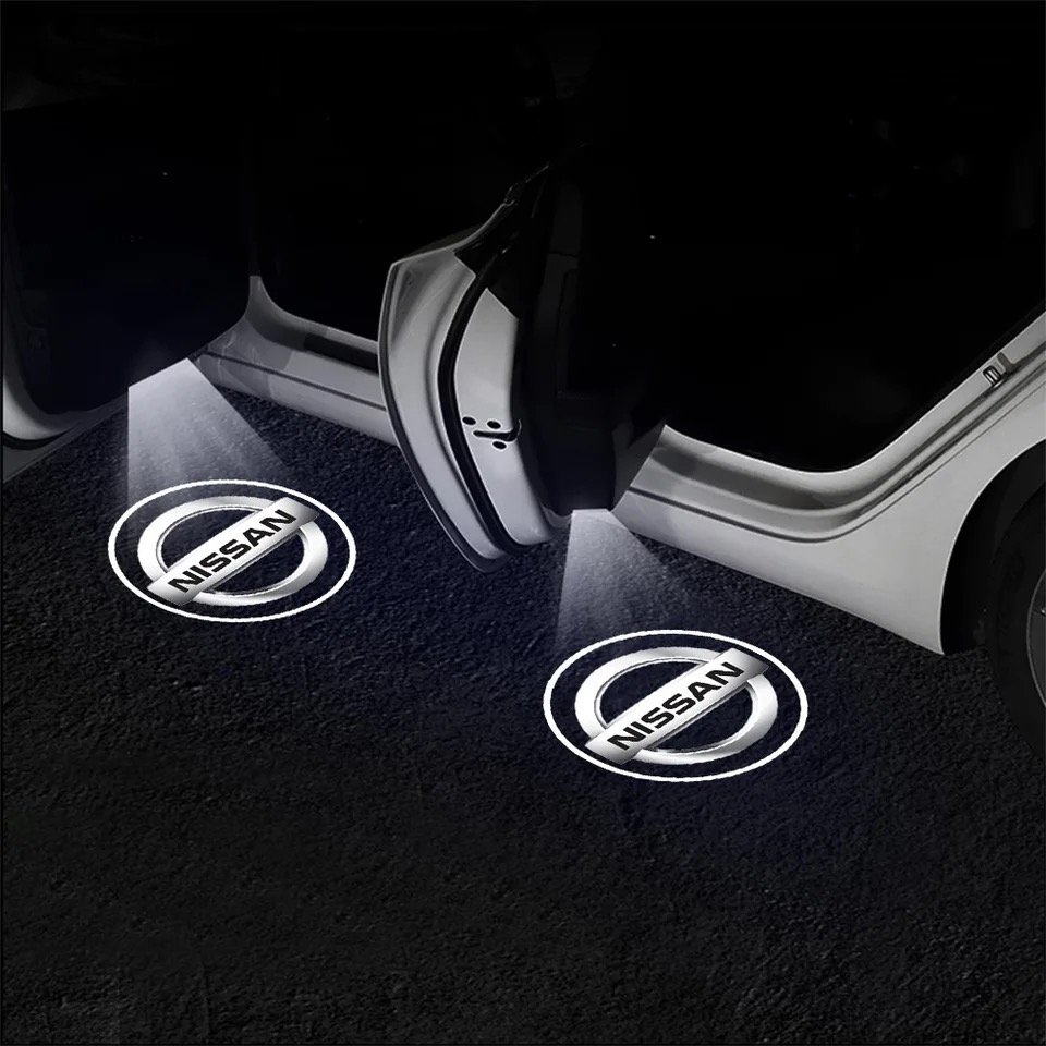 Car Door Logo Projection Light – LED Wireless Door Shadow Light (2 Pcs, Batteries Included) - Image 3