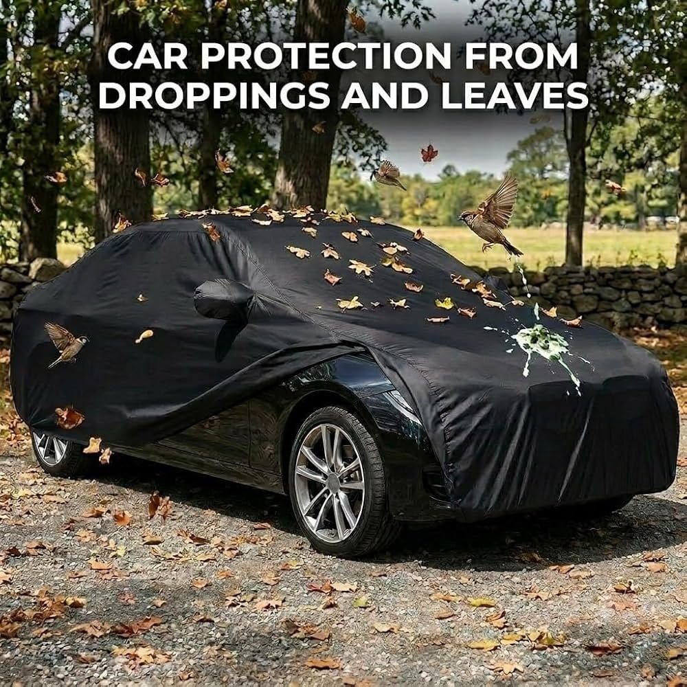 Premium Black Colour Car Cover For - Corolla 90 | Corolla 100 | Corolla 110 | Corolla 111 | Corona Premio | Corona Box | Toyota Wagon | Toyota Allion | Toyota Premio | Toyota Axio | Toyota Corolla Ultimate Protection for Your Car - Image 4