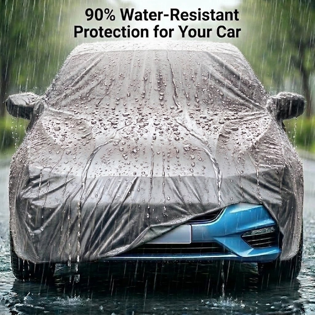 Premium Selver colour Car Cover For - • Haice • Navana • Pardo | Ultimate Protection for Your Car - Image 4