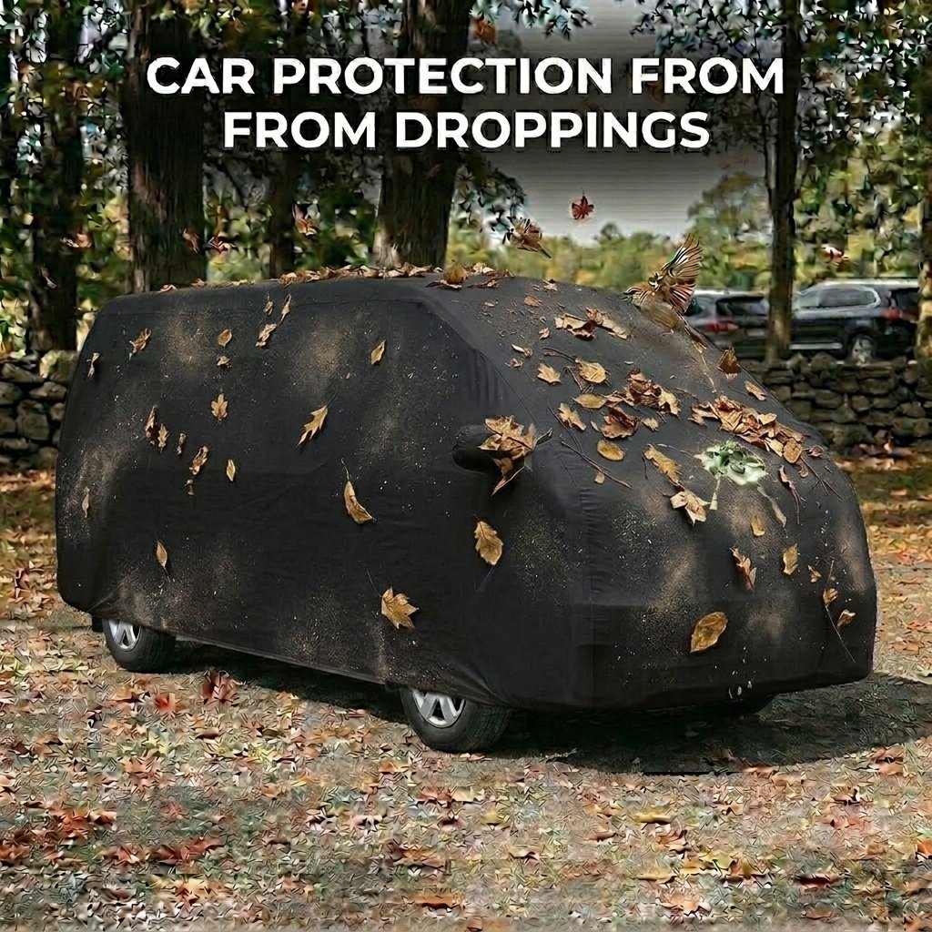 Premium Black Colour Car Cover For - • Haice • Navana • Pardo | Ultimate Protection for Your Car - Image 4