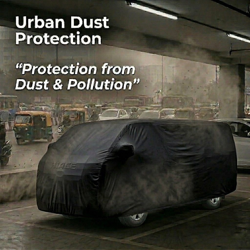 Premium Black Colour Car Cover For - • Haice • Navana • Pardo | Ultimate Protection for Your Car - Image 2