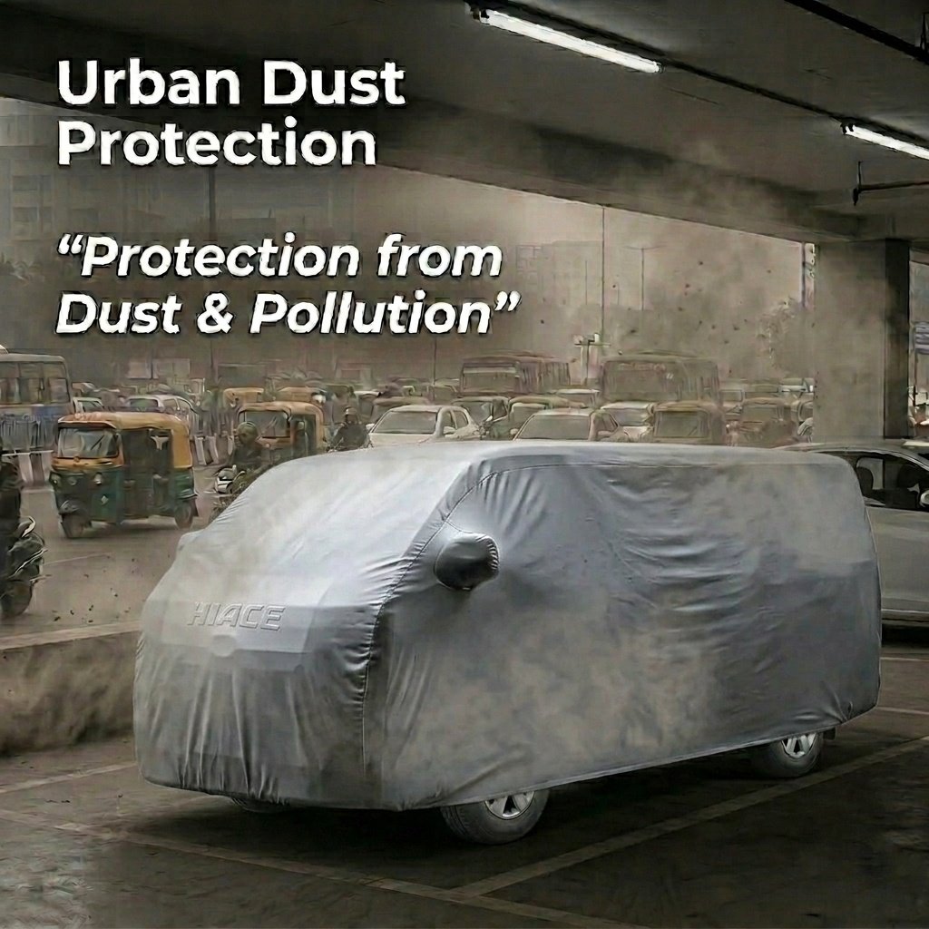 Premium Selver colour Car Cover For - • Haice • Navana • Pardo | Ultimate Protection for Your Car - Image 2