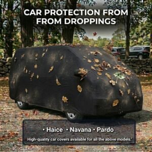 Premium Black Colour Car Cover For - • Haice • Navana • Pardo | Ultimate Protection for Your Car