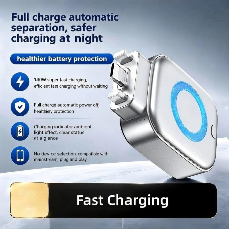 140W Auto Power-Off Fast Charging Adapter - Image 10
