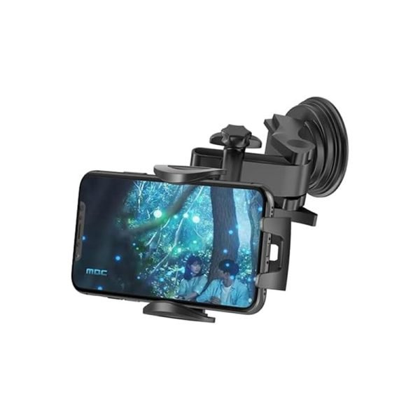 YESIDO C11 Stretchable Car Phone Holder – Multi-Angle Adjustable Suction Cup Mobile Mount - Image 5