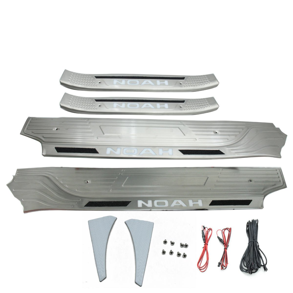 Noah Voxy 2022-2025 Full Metal 4-door LED door sill plate - Image 3