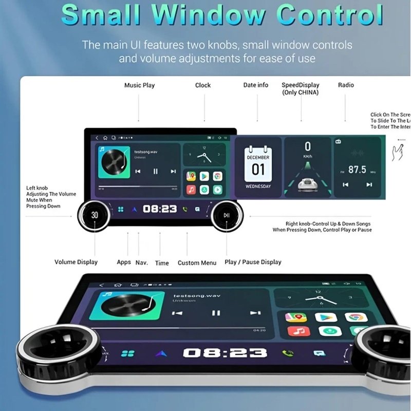 Genuine Diamond X80 Car Stereo | Smart Car Android Player 2GB Ram and 32GB Rom with GPS & Multimedia - Image 6