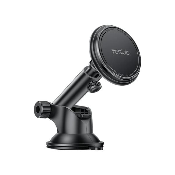 YESIDO Magnetic Vacuum Suction Car Phone Holder – 360° Rotating Dashboard & Windshield Mount - Image 2