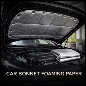 Car Bonnet Foaming Paper – Heat & Sound Insulation Mat (Universal Fit)