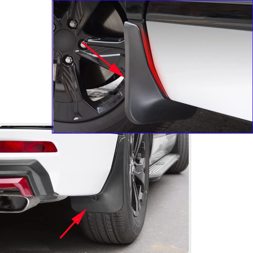 Premium Flexible Car Mudguard Set (4 Pcs) - Image 3