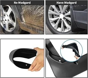 Premium Flexible Car Mudguard Set (4 Pcs) - Image 2
