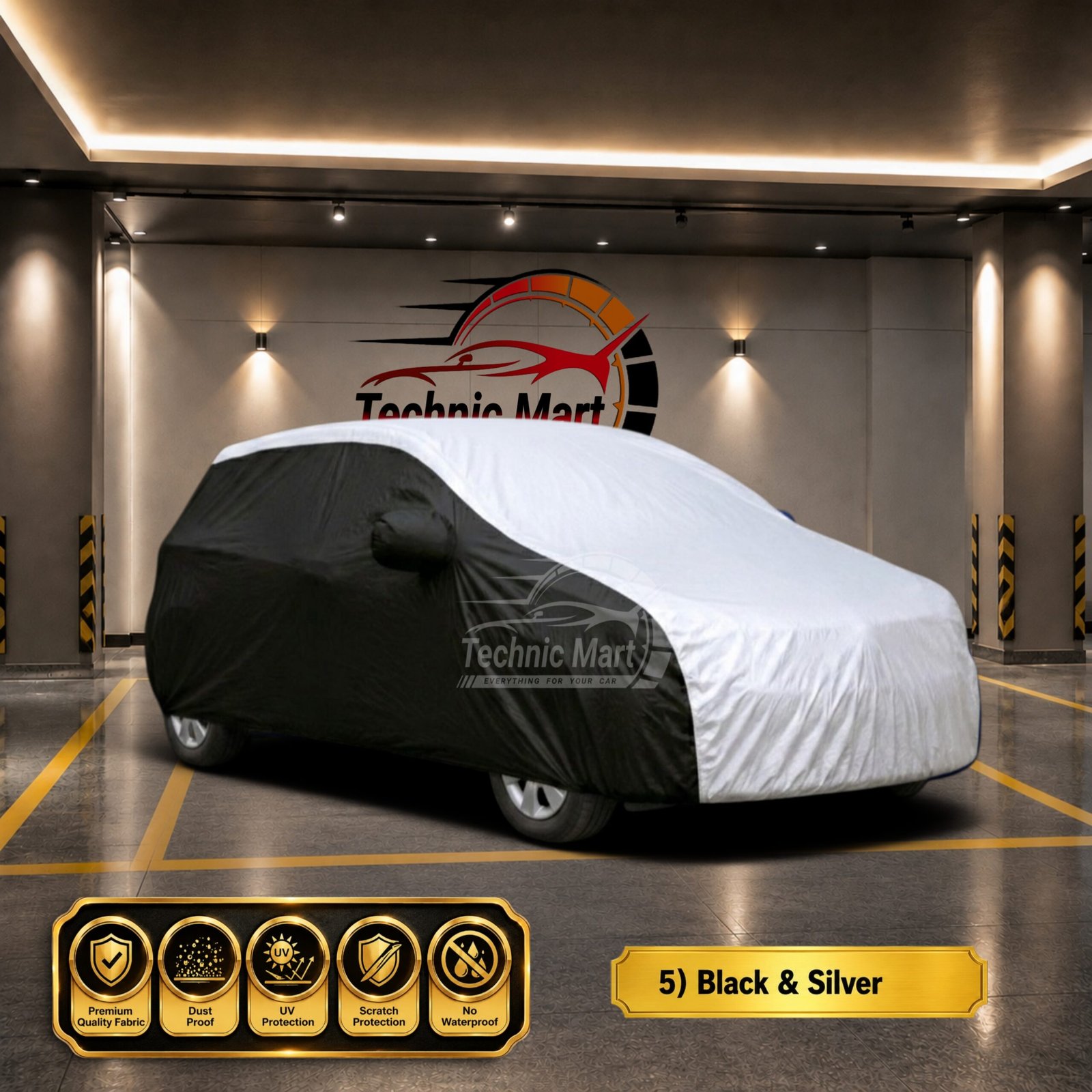 Compact Hatchback (ছোট হ্যাচব্যাক) Premium 12 Color Car Body Cover 1– Toyota Aqua, Honda Fit, Mazda Demio (Mazda2), Nissan Note, Suzuki Swift, Suzuki Alto, Suzuki Wagon R & Mitsubishi Mirage | প্রিমিয়াম ১২ রঙের গাড়ির বডি কভার - Image 6