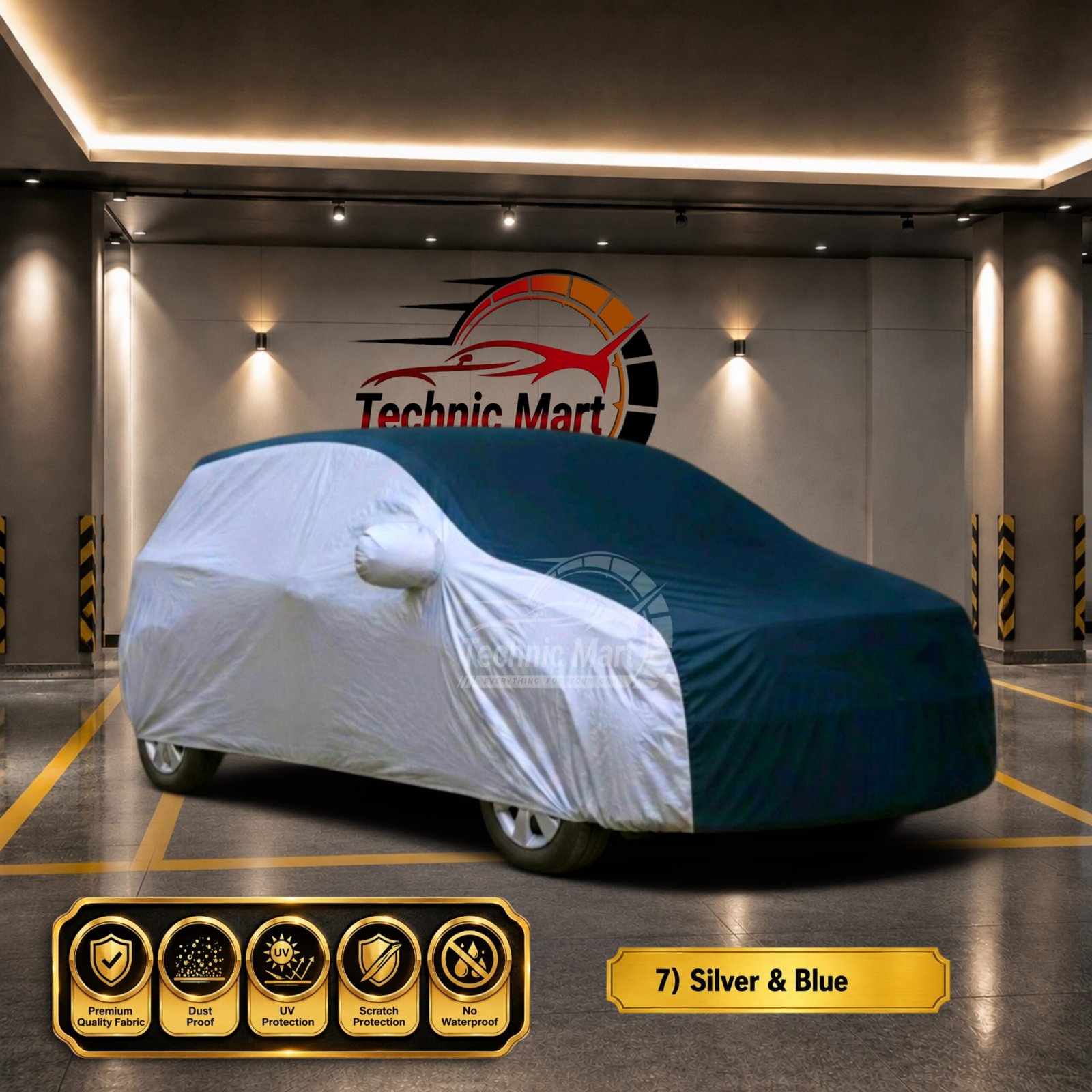 Compact Hatchback (ছোট হ্যাচব্যাক) Premium 12 Color Car Body Cover 1– Toyota Aqua, Honda Fit, Mazda Demio (Mazda2), Nissan Note, Suzuki Swift, Suzuki Alto, Suzuki Wagon R & Mitsubishi Mirage | প্রিমিয়াম ১২ রঙের গাড়ির বডি কভার - Image 8