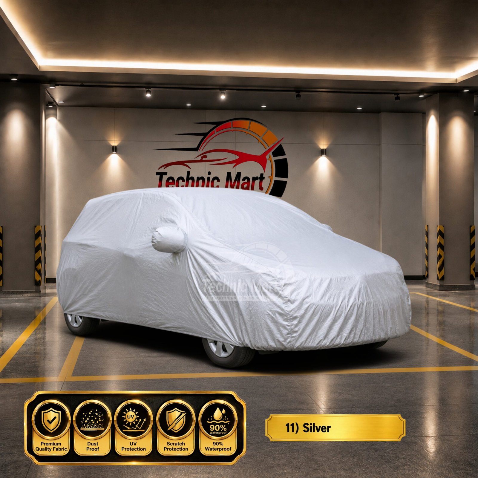 Compact Hatchback (ছোট হ্যাচব্যাক) Premium 12 Color Car Body Cover 1– Toyota Aqua, Honda Fit, Mazda Demio (Mazda2), Nissan Note, Suzuki Swift, Suzuki Alto, Suzuki Wagon R & Mitsubishi Mirage | প্রিমিয়াম ১২ রঙের গাড়ির বডি কভার - Image 12