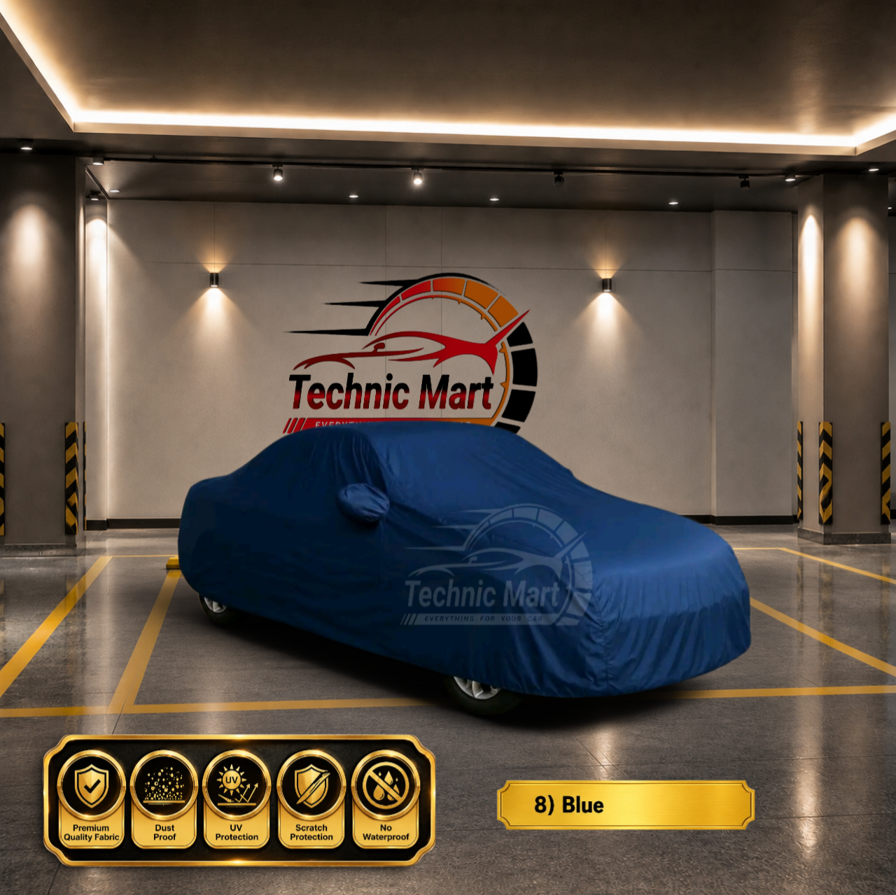 Compact Sedan (ছোট সেডান) Premium 12 Color Car Body Cover 2, Toyota Axio, Honda Grace, Toyota Yaris Sedan, Mazda Axela Sedan, Honda City | প্রিমিয়াম ১২ রঙের গাড়ির বডি কভার - Image 8