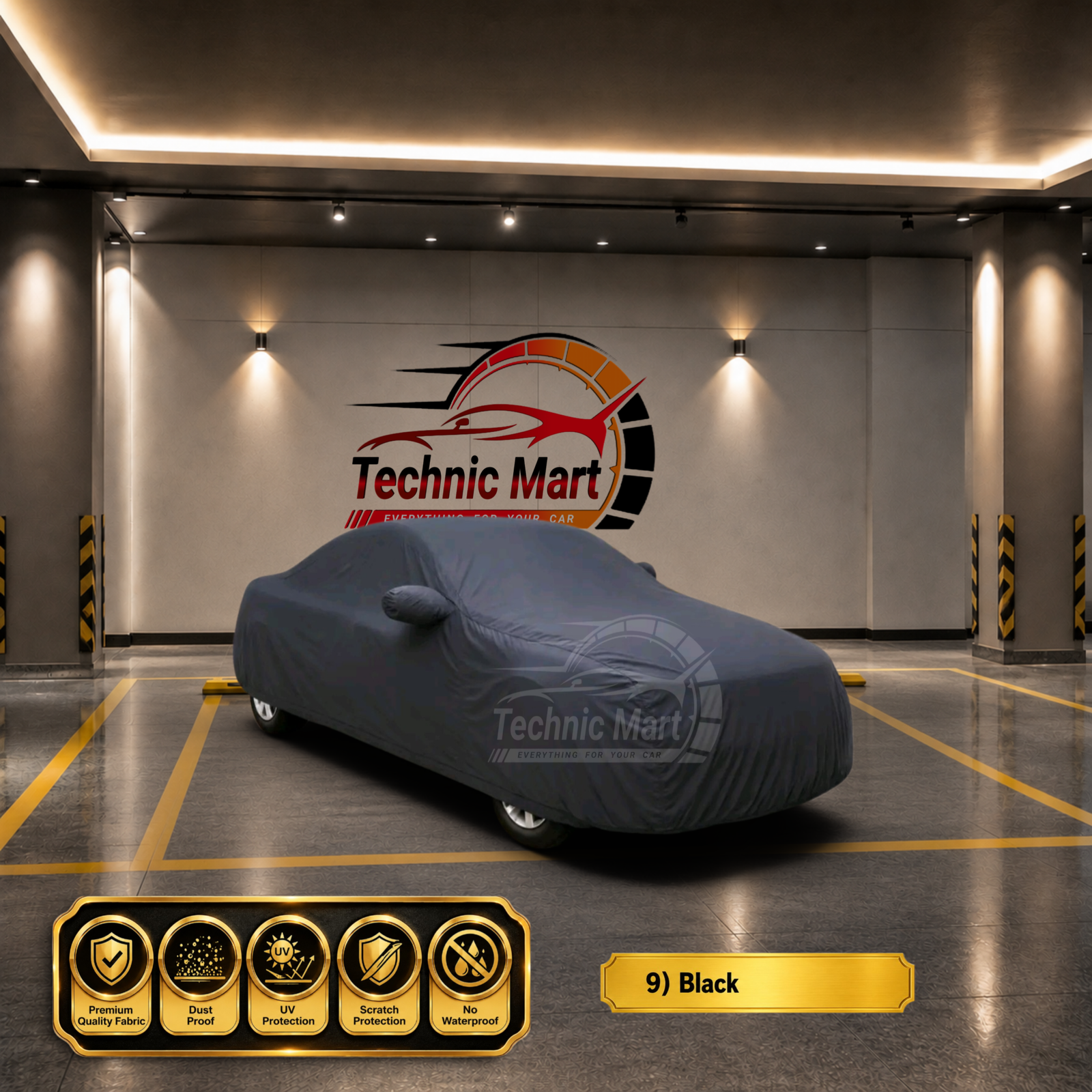Compact Sedan (ছোট সেডান) Premium 12 Color Car Body Cover 2, Toyota Axio, Honda Grace, Toyota Yaris Sedan, Mazda Axela Sedan, Honda City | প্রিমিয়াম ১২ রঙের গাড়ির বডি কভার - Image 9