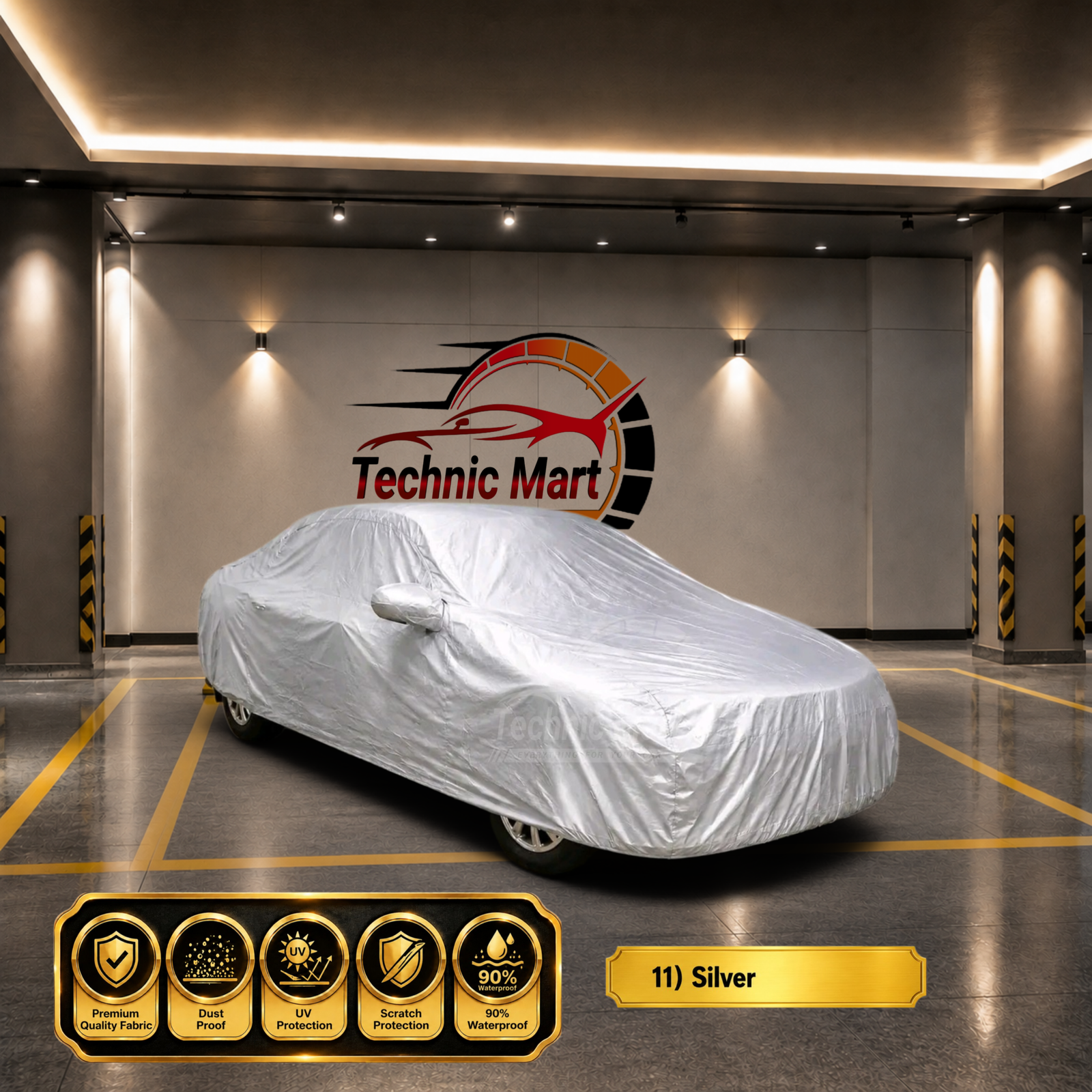 Compact Sedan (ছোট সেডান) Premium 12 Color Car Body Cover 2, Toyota Axio, Honda Grace, Toyota Yaris Sedan, Mazda Axela Sedan, Honda City | প্রিমিয়াম ১২ রঙের গাড়ির বডি কভার - Image 11