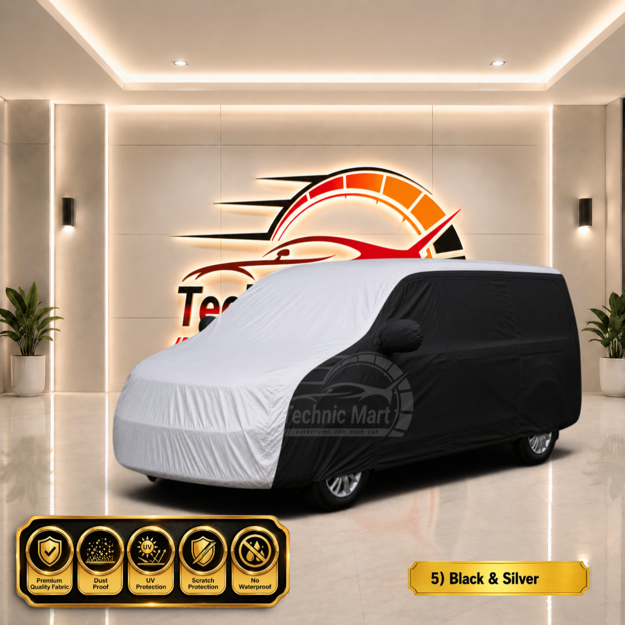 Mini Van / MPV Premium 12 Color Car Body Cover 8 | Toyota Noah | Toyota Voxy | Toyota Esquire | Toyota Alphard | Toyota Vellfire | Honda Freed | Nissan Serena | Mitsubishi Delica | প্রিমিয়াম ১২ রঙের গাড়ির বডি কভার - Image 5