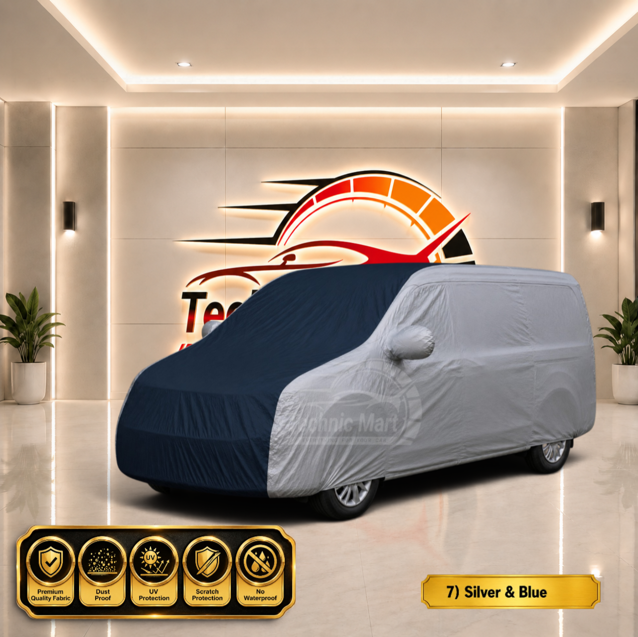 Mini Van / MPV Premium 12 Color Car Body Cover 8 | Toyota Noah | Toyota Voxy | Toyota Esquire | Toyota Alphard | Toyota Vellfire | Honda Freed | Nissan Serena | Mitsubishi Delica | প্রিমিয়াম ১২ রঙের গাড়ির বডি কভার - Image 7