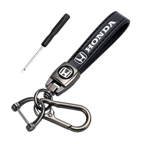 Premium Leather Car Keychain | Metal Car Key Holder | Honda, Toyota TRD, BMW, Nissan, Mazda & More | TechnicMart - Image 10