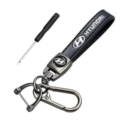 Premium Leather Car Keychain | Metal Car Key Holder | Honda, Toyota TRD, BMW, Nissan, Mazda & More | TechnicMart - Image 2
