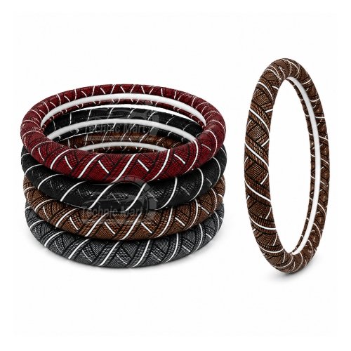 Premium Universal Braided Steering Wheel Cover | Anti-Slip Soft Grip | Comfortable Driving | Fits Most Cars - Image 5