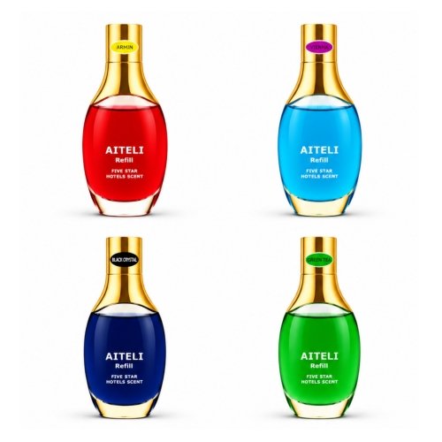 AITELI Premium Refill Air Freshener – 5 Star Hotel Fragrance for Car, Home, Office & Bathroom | Long Lasting Aroma - Image 2