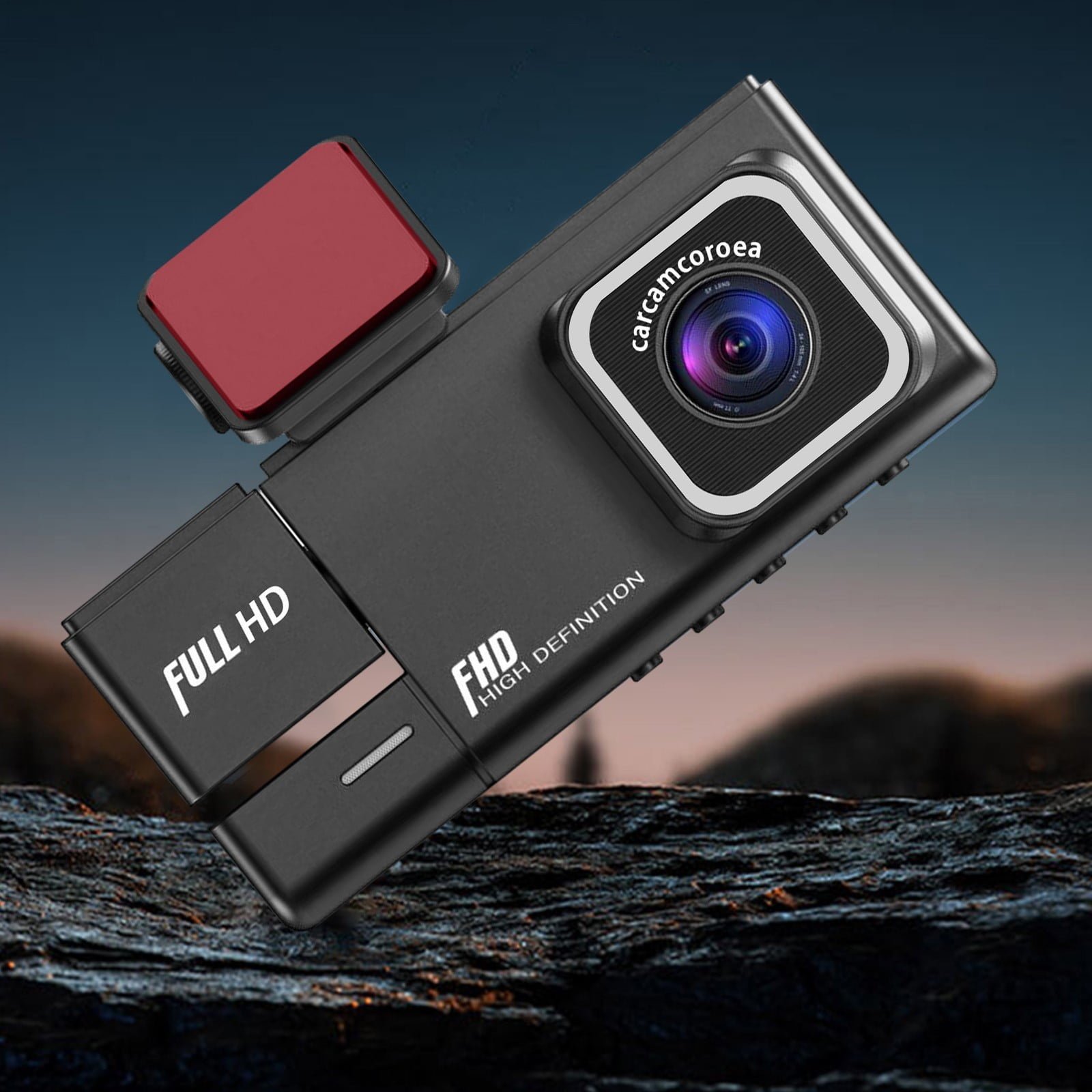 3 Lens Car Dash Cam with 1080P HD Front, Interior, and Rear Camera, 170° Wide Angle, Loop Recording, Easy Installation for Vehicle Security - Image 3