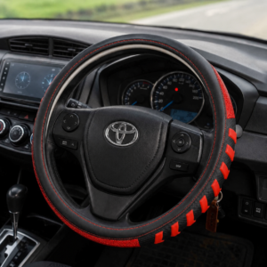 Pu Leather & Silicon Steering Cover G-6