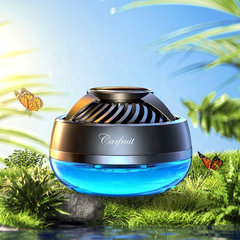 Hot Selling Luxury Solar Powered Car Air Freshener Modern Plastic Aroma Diffuser Fragrance Perfume Manufactured Hot Selling Car - Image 8