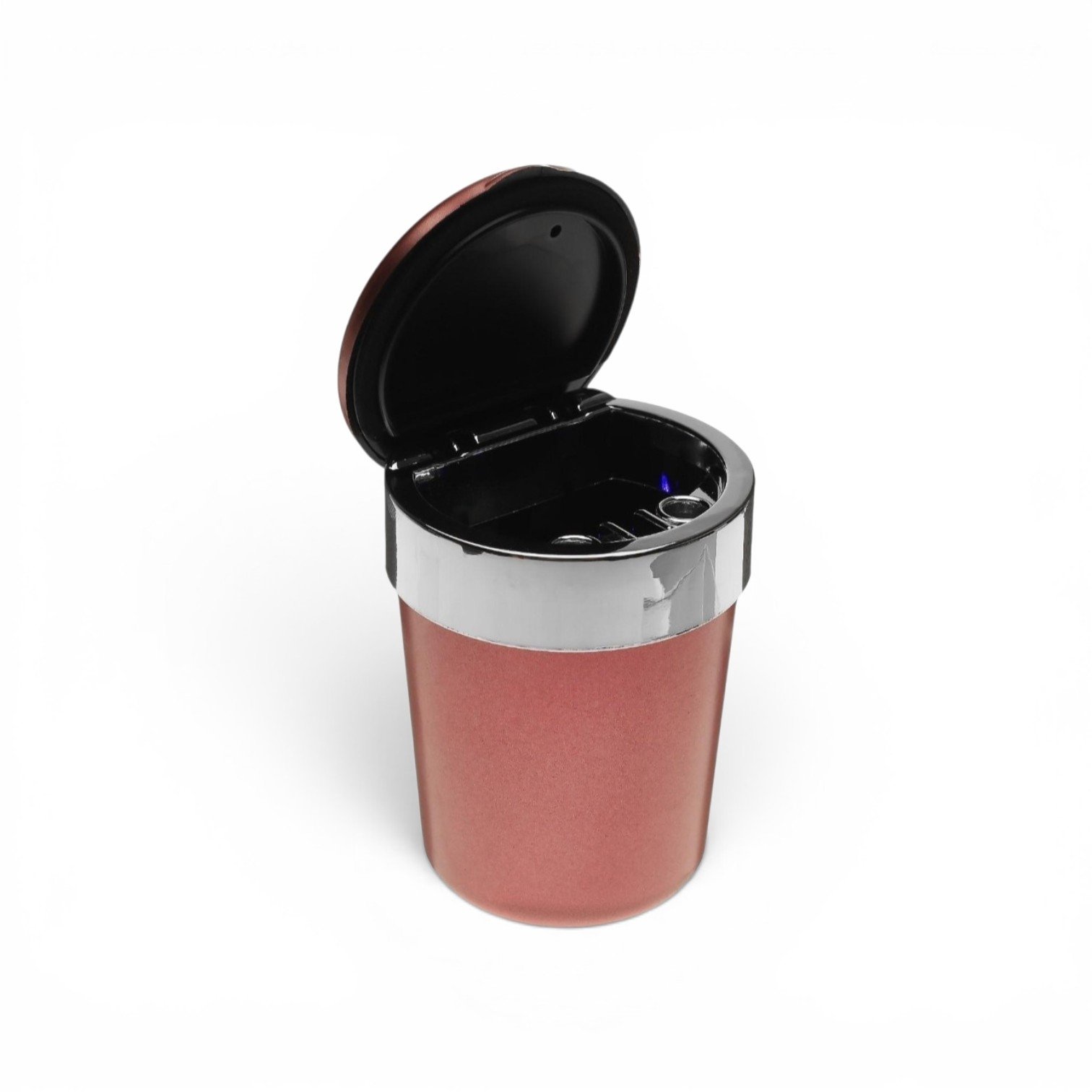 Car Cigarette Ashtray, Car Drink Holder Ashtray with Blue LED Light - Image 4
