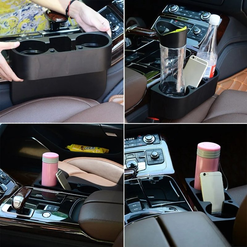 Car Cup Holder, Car Drink Holder – Cans Bottled Food Holder Phone Holder - Image 4
