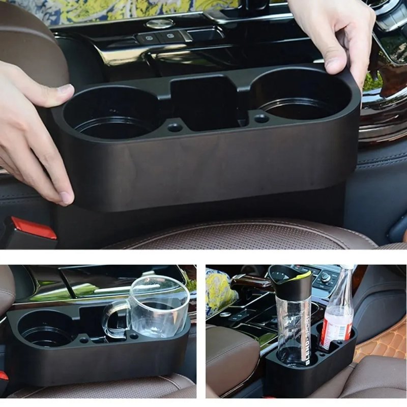 Car Cup Holder, Car Drink Holder – Cans Bottled Food Holder Phone Holder - Image 5