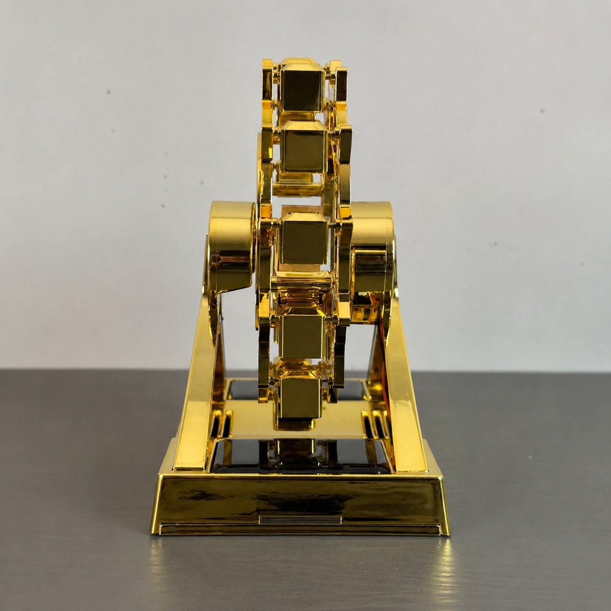 Ferris wheel Design Solar Powered Dashboard Showpiece Perfume - Image 2