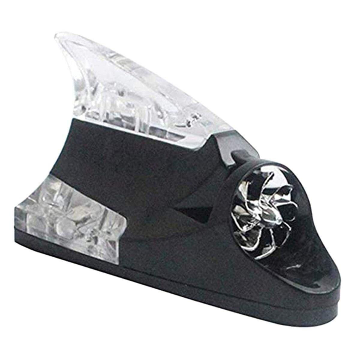 Car Shark Fin Antenna with Wind Power LED Light – Modern Design for Better Signal - Image 2