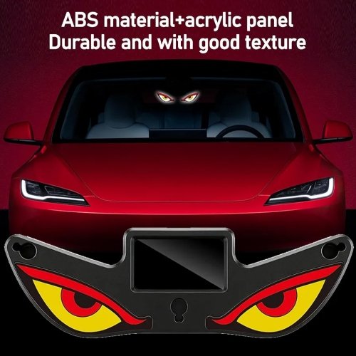 Solar Devil Eyes Car LED Light Wireless No Drill Demon Eye Warning Lights for Car Windshield & Rear Window Animated LED Eyes for Cars, SUVs, Trucks, Vans - Image 9