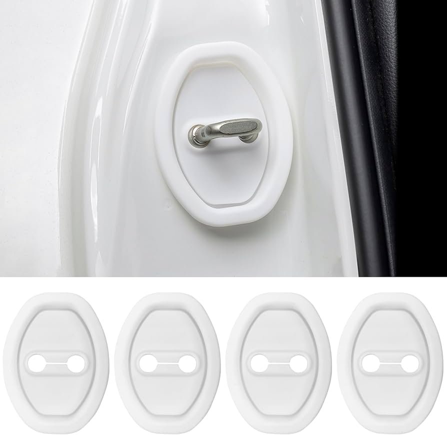 4pcs Car Door Lock Guard – Silent Silicone Protector - Image 10