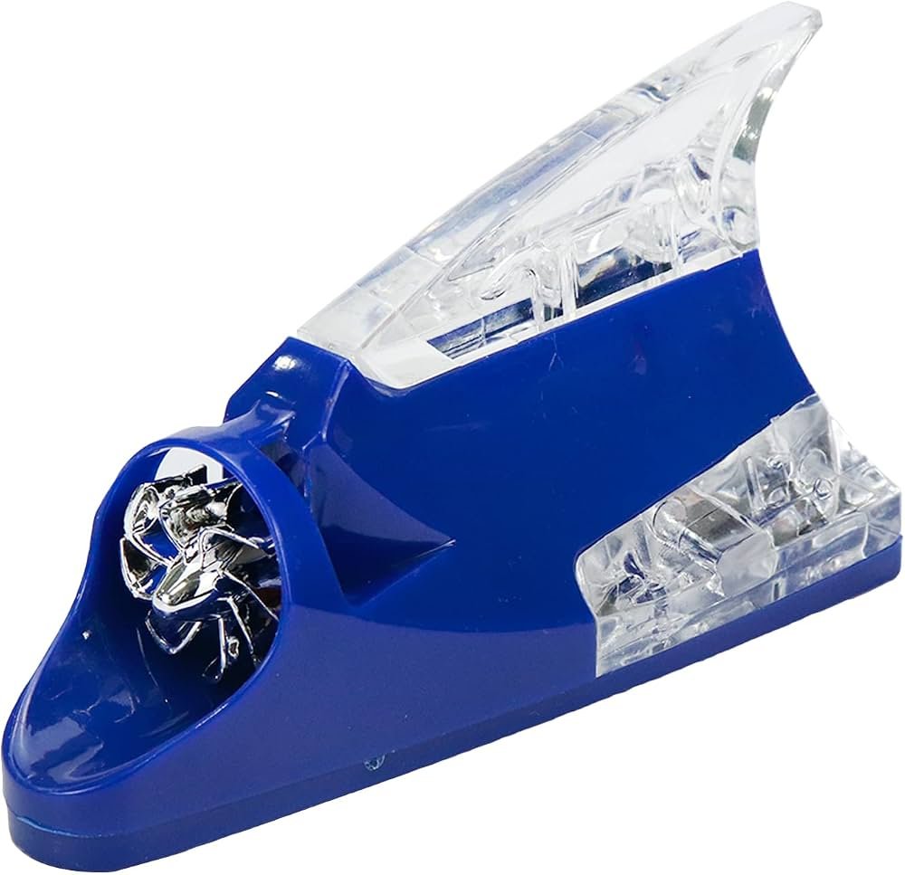 Car Shark Fin Antenna with Wind Power LED Light – Modern Design for Better Signal - Image 9