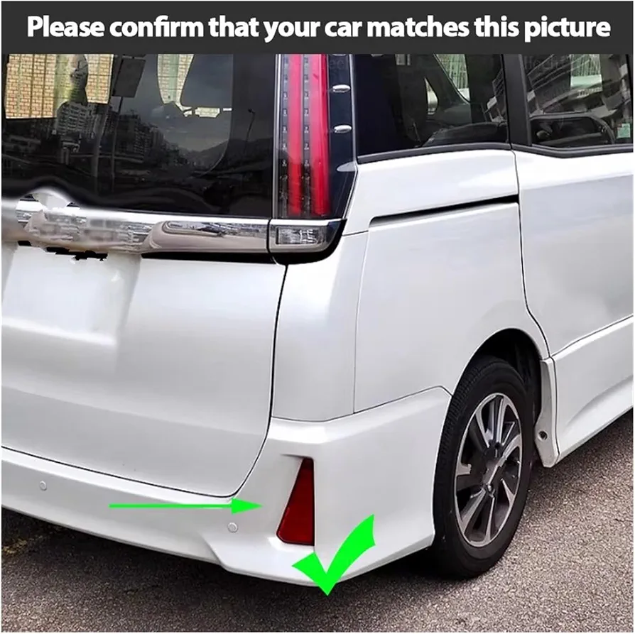 2PCS Car flashing LED Reflector Lamp Rear Fog Lamp Bumper Light Brake Warning Light For Toyota NOAH VOXY 80 Series - Image 2