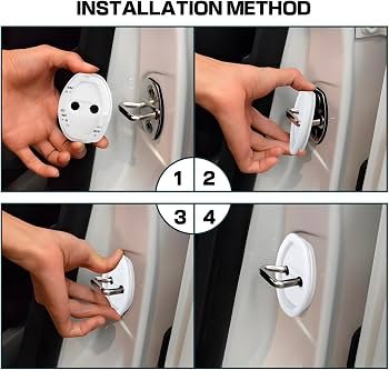 4pcs Car Door Lock Guard – Silent Silicone Protector - Image 9
