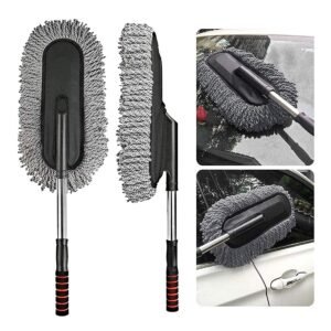 High-Quality Microfiber Car Flute Duster– Multi-Purpose Cleaning for Car Ultra Soft Microfiber & Scratch-Free Cleaning