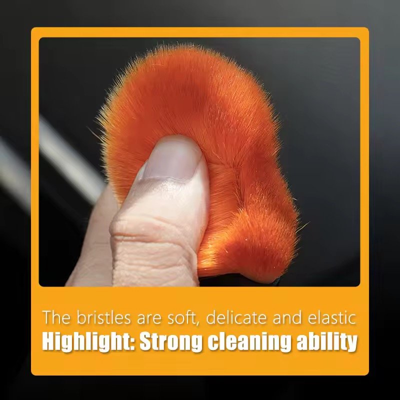 Soft Cleaning Brush for Car Interior with Cover, Air Vent Cleaning, Dashboard Cleaning - Image 4