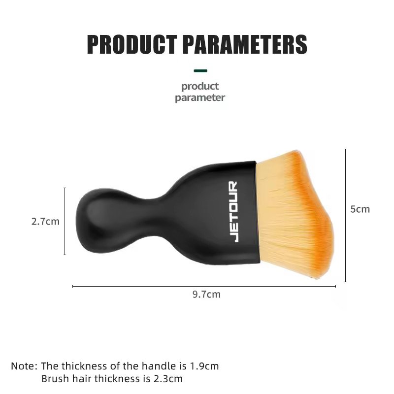 Soft Cleaning Brush for Car Interior with Cover, Air Vent Cleaning, Dashboard Cleaning - Image 3