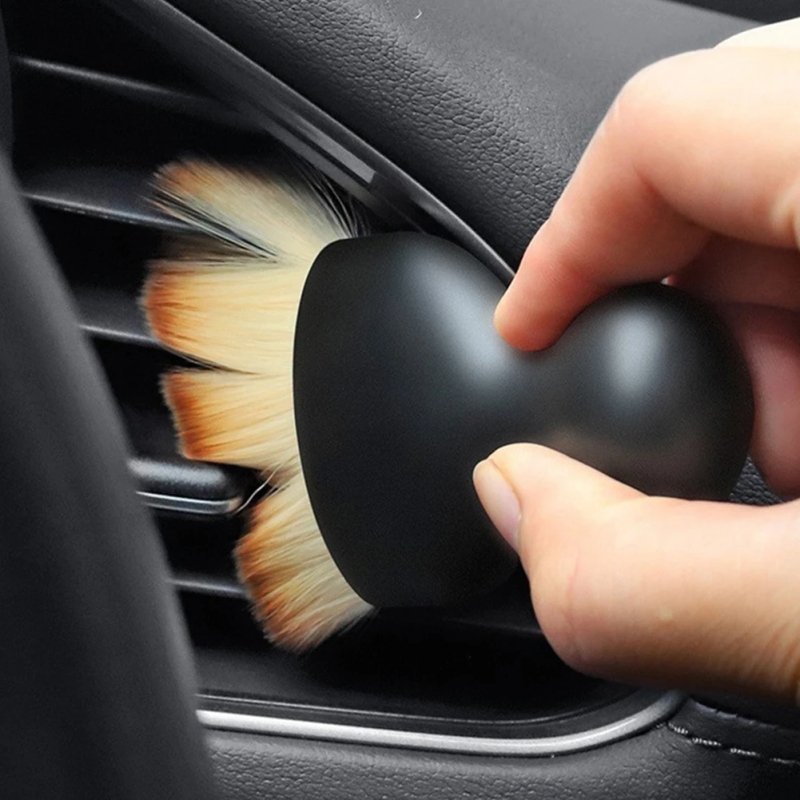 Soft Cleaning Brush for Car Interior with Cover, Air Vent Cleaning, Dashboard Cleaning - Image 2