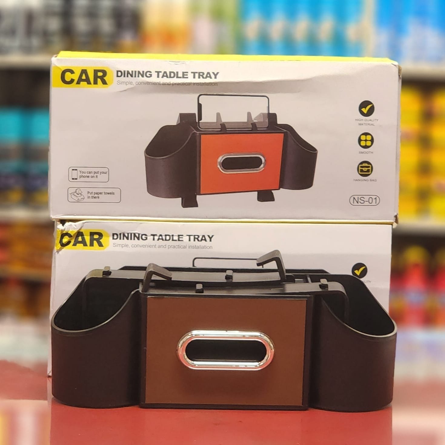 Car Seat Back Tissue Box with Storage Holder | Multi-Function Car Organizer | - Image 6